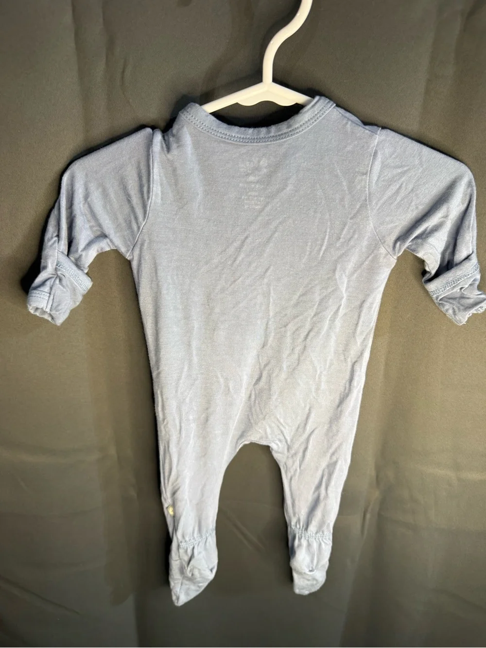 Kyte Baby Light Blue Footed Zipper One-Piece